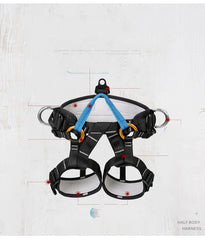 Outdoor Tree Climbing Safety Belt Tree Garden High Altitude Professional Tree Climbing Training Seat Belt