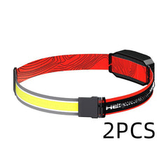 Mini Head-mounted Running COB Major Headlamp