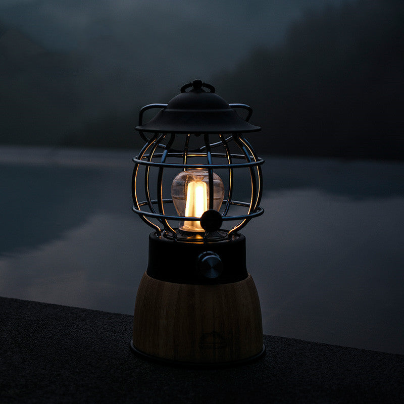 Camping Atmosphere Hanging Tent Light Retro Portable Lantern